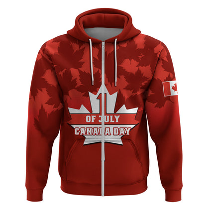 Custom 1 July Canada Independence Day Hoodie Canadian Maple Leaf Happy 156Th Anniversary
