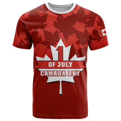 Custom 1 July Canada Independence Day T Shirt Canadian Maple Leaf Happy 156Th Anniversary