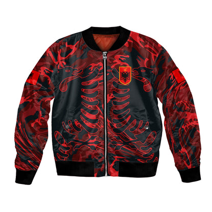 Albania Bomber Jacket Albanian Golden Eagle Sport Version