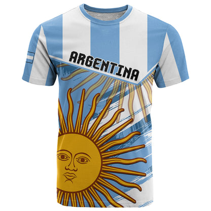 Argentina T Shirt La Argentina Sol De Mayo Sport Style