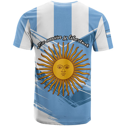Argentina T Shirt La Argentina Sol De Mayo Sport Style