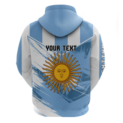 Custom Argentina Hoodie La Argentina Sol De Mayo Sport Style