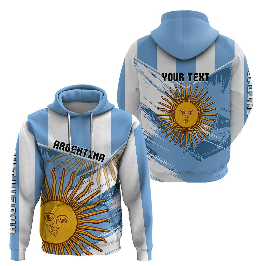 Custom Argentina Hoodie La Argentina Sol De Mayo Sport Style