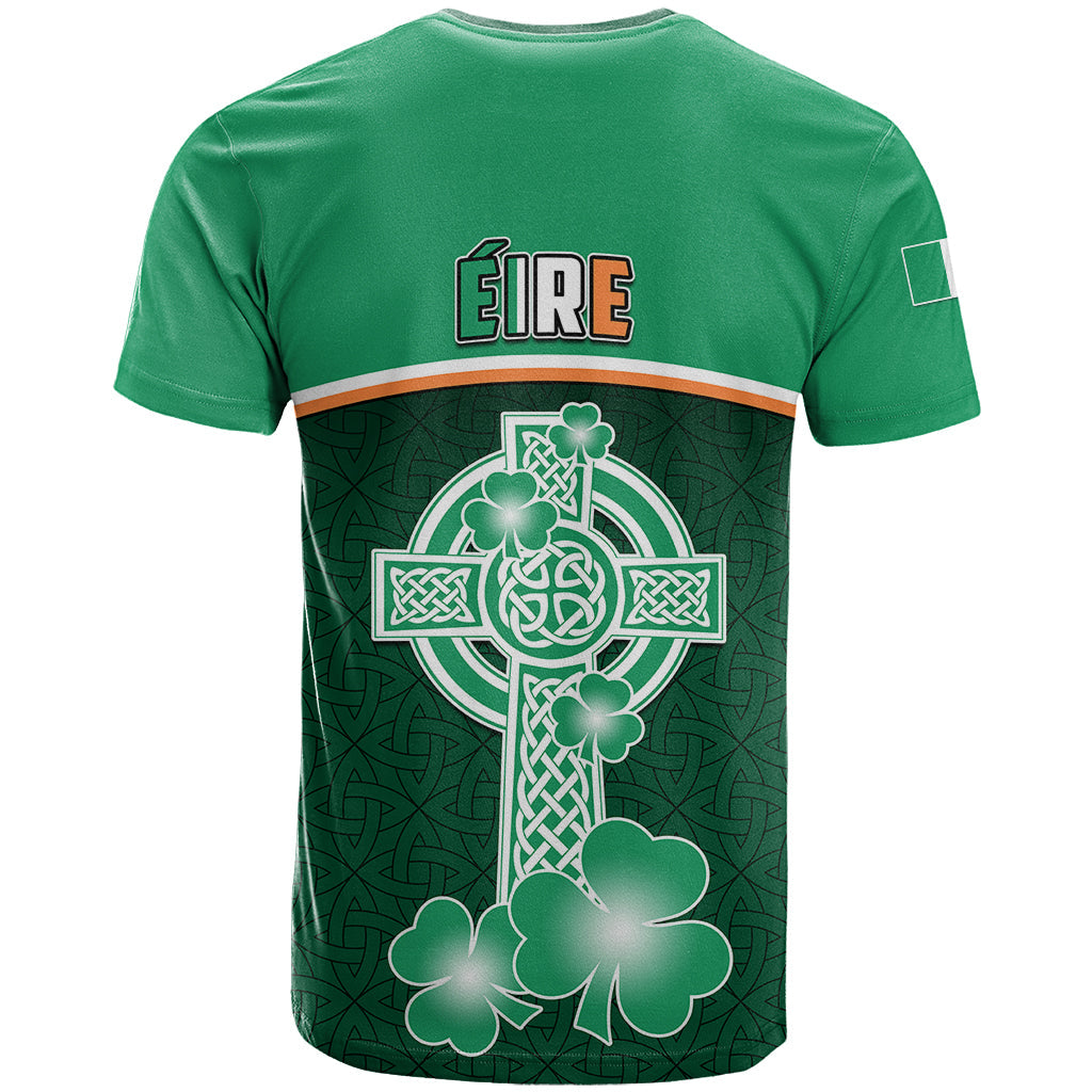 Ireland T Shirt Irish Shamrock Harp Mix Celtic Pattern