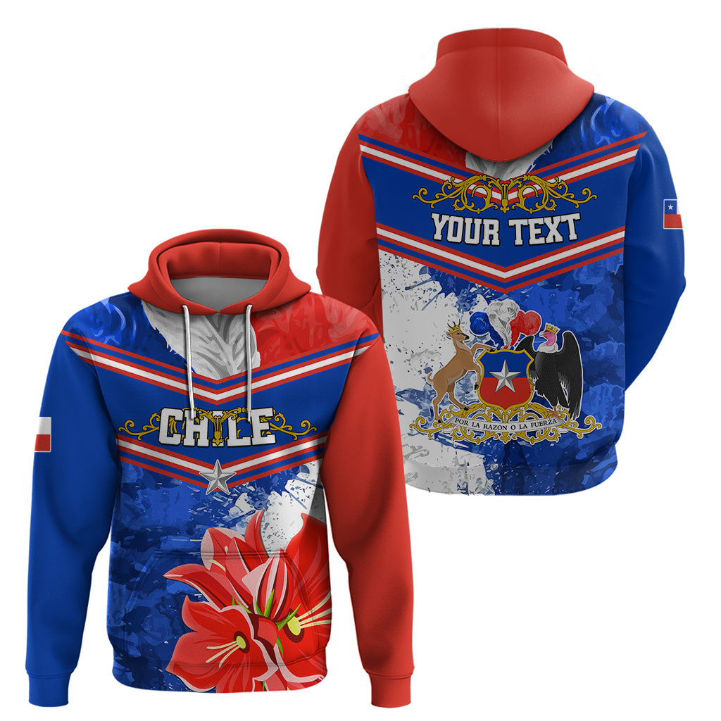 Personalised Chile Hoodie Chilean Bellflower Special Version