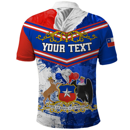Personalised Chile Polo Shirt Chilean Bellflower Special Version