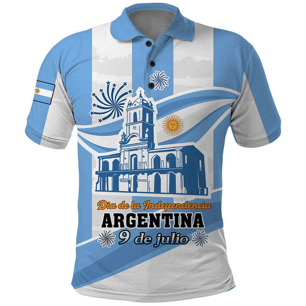 Custom 9 July Argentina Independence Day Polo Shirt The House Of Tucuman Special Version