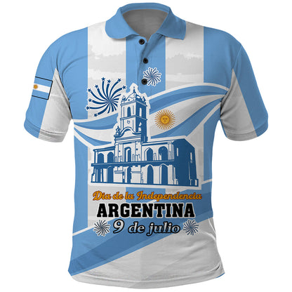 Custom 9 July Argentina Independence Day Polo Shirt The House Of Tucuman Special Version