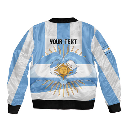 Custom 9 July Argentina Independence Day Sleeve Zip Bomber Jacket The House Of Tucuman Special Version
