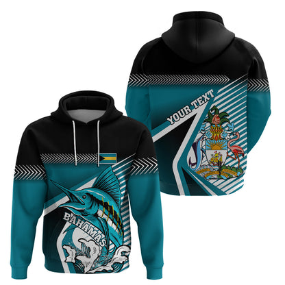 Personalised The Bahamas Hoodie Bahamian Blue Marlin Special Version LT01