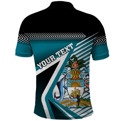 Personalised The Bahamas Polo Shirt Bahamian Blue Marlin Special Version LT01