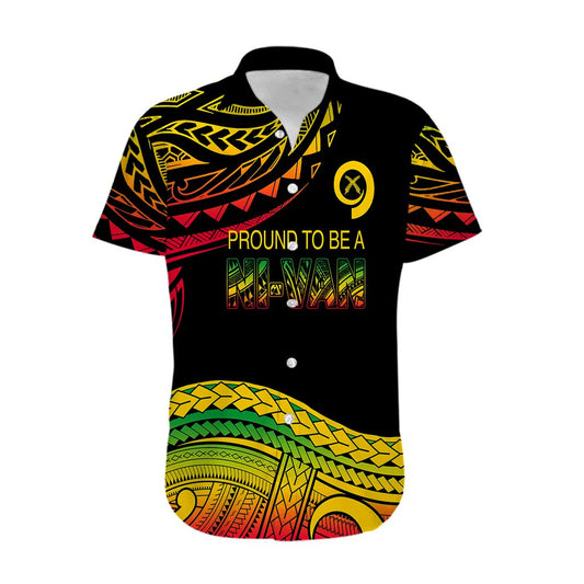 Tribal Vanuatu Hawaiian Shirt Pround To Be A Ni-Van