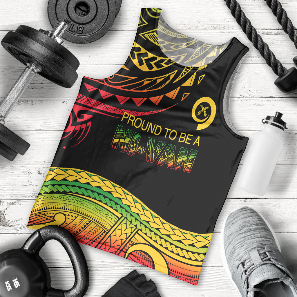 Tribal Vanuatu Men Tank Top Pround To Be A Ni Van