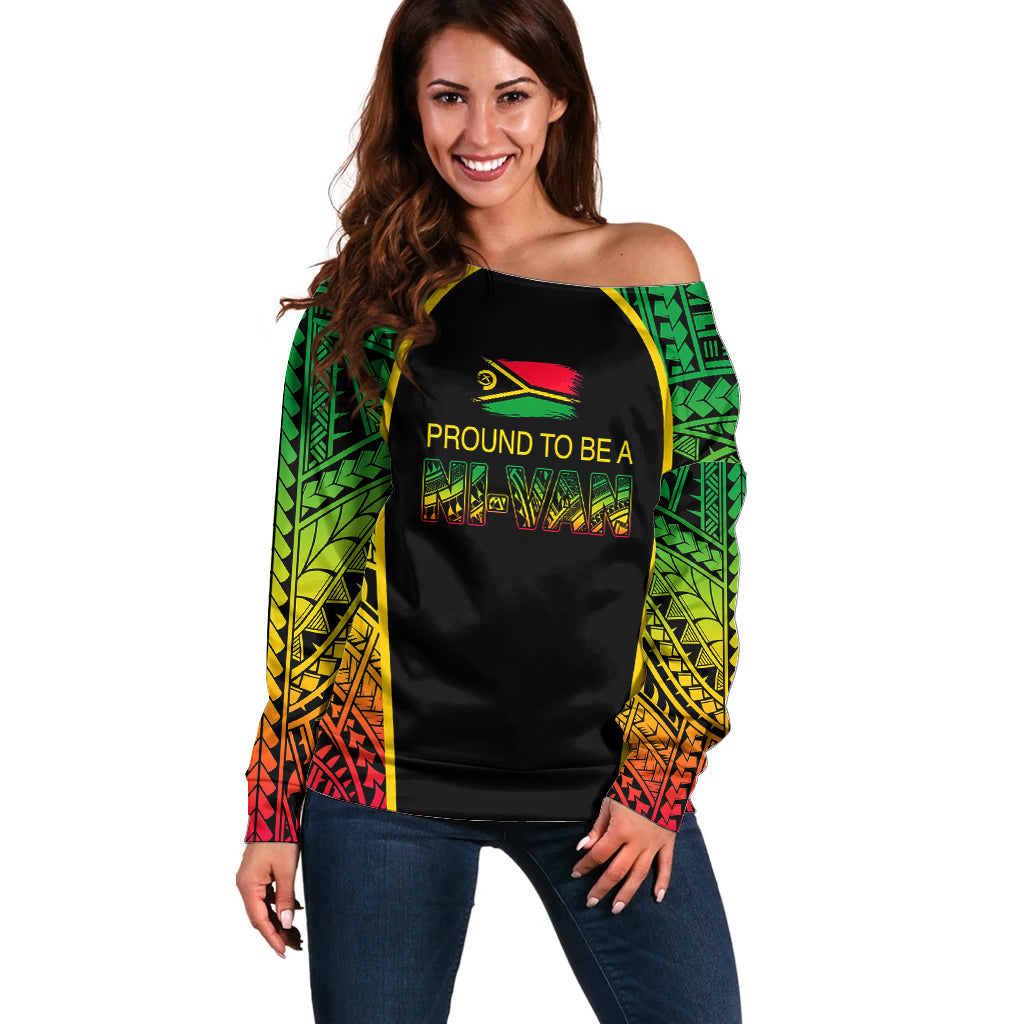 Vanuatu Off Shoulder Sweater Pround To Be A Ni Van
