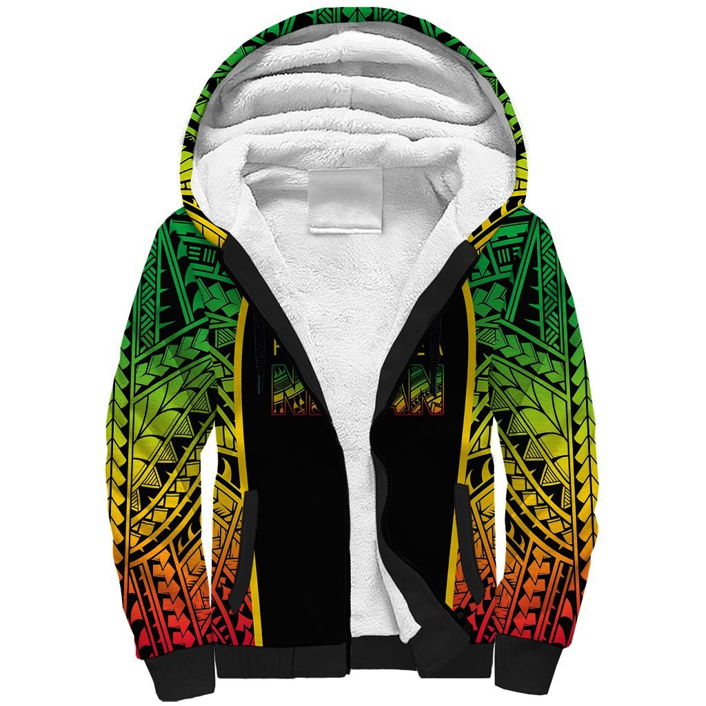Custom Vanuatu Sherpa Hoodie Pround To Be A Ni Van
