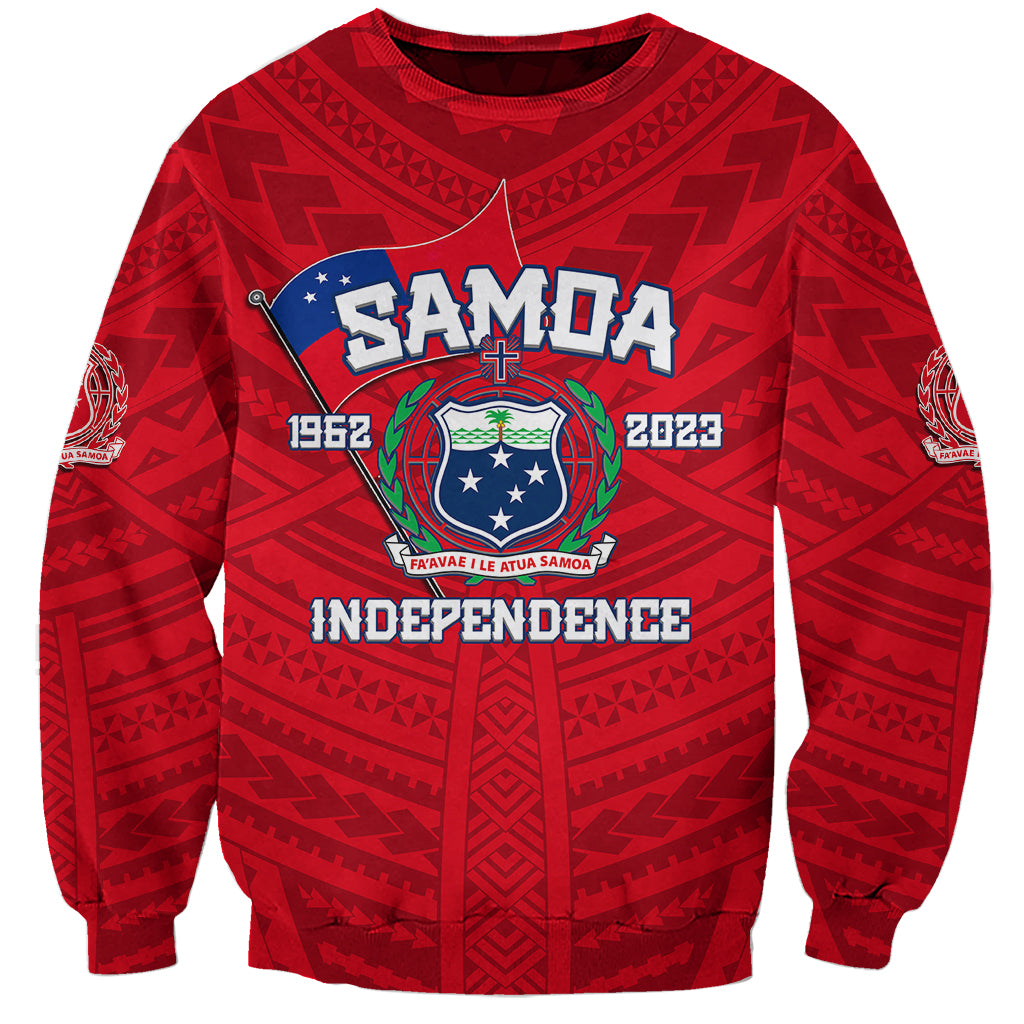 Samoa Independence Sweatshirt 2023 Red Style