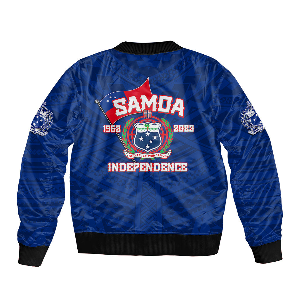 Samoa Independence Bomber Jacket 2023 Blue Style