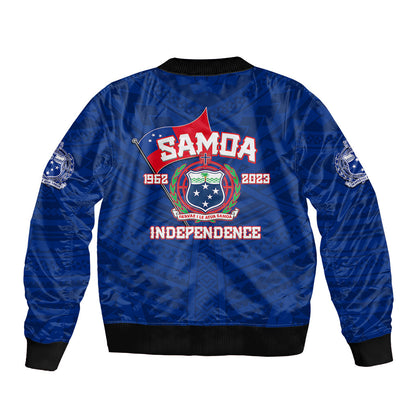 Samoa Independence Bomber Jacket 2023 Blue Style