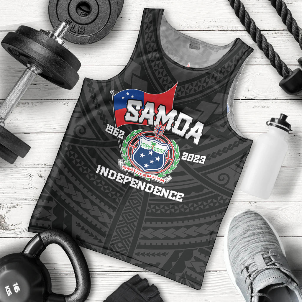 Samoa Independence Men Tank Top 2023 Black Style