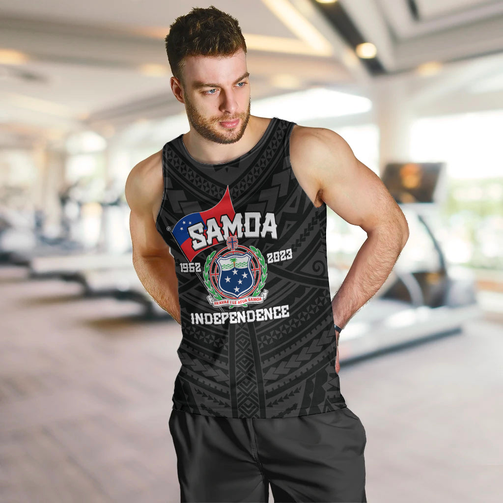 Samoa Independence Men Tank Top 2023 Black Style