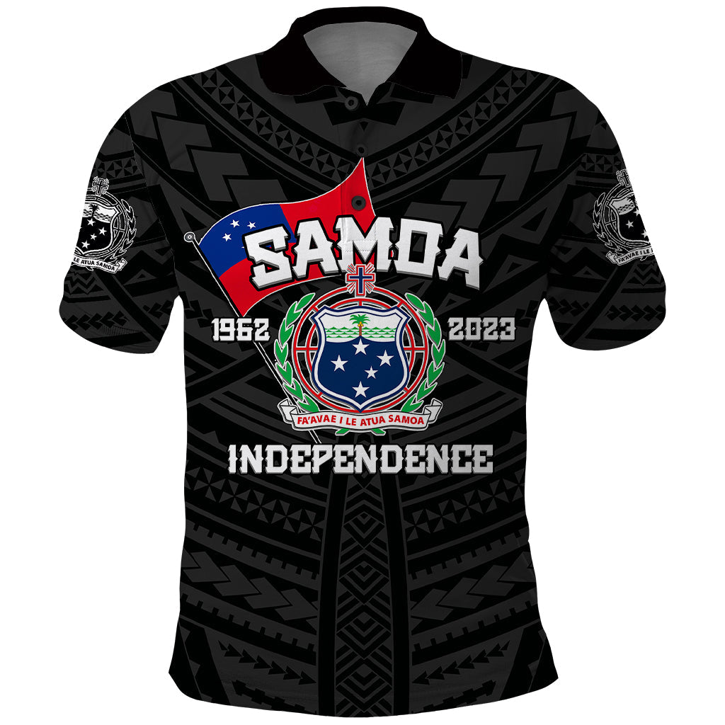 Samoa Independence Polo Shirt 2023 Black Style