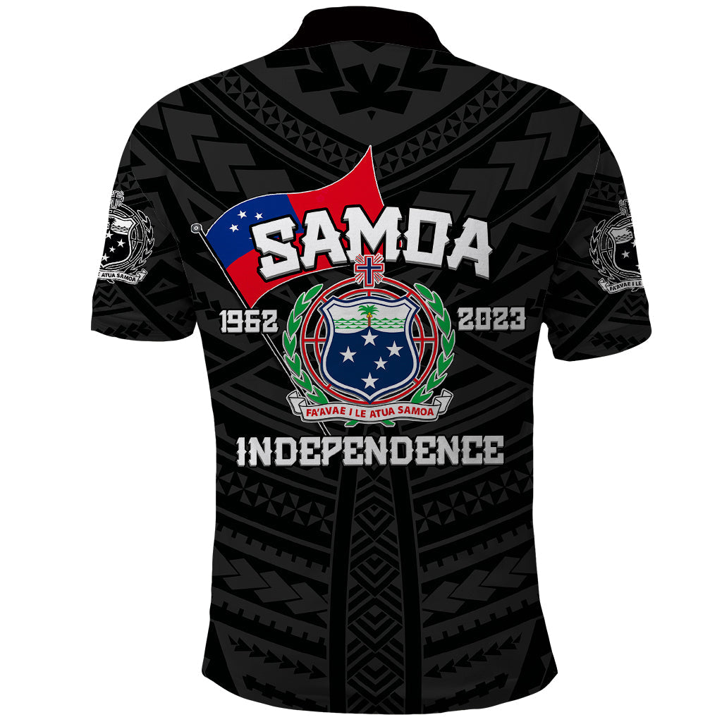 Samoa Independence Polo Shirt 2023 Black Style