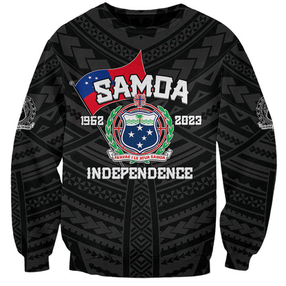 Samoa Independence Sweatshirt 2023 Black Style
