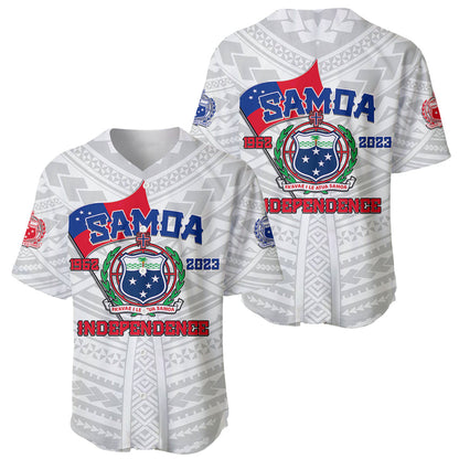 Samoa Independence Baseball Jersey 2023 White Style