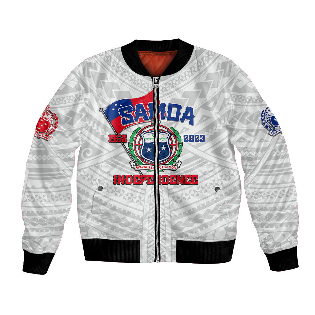 Samoa Independence Bomber Jacket 2023 White Style
