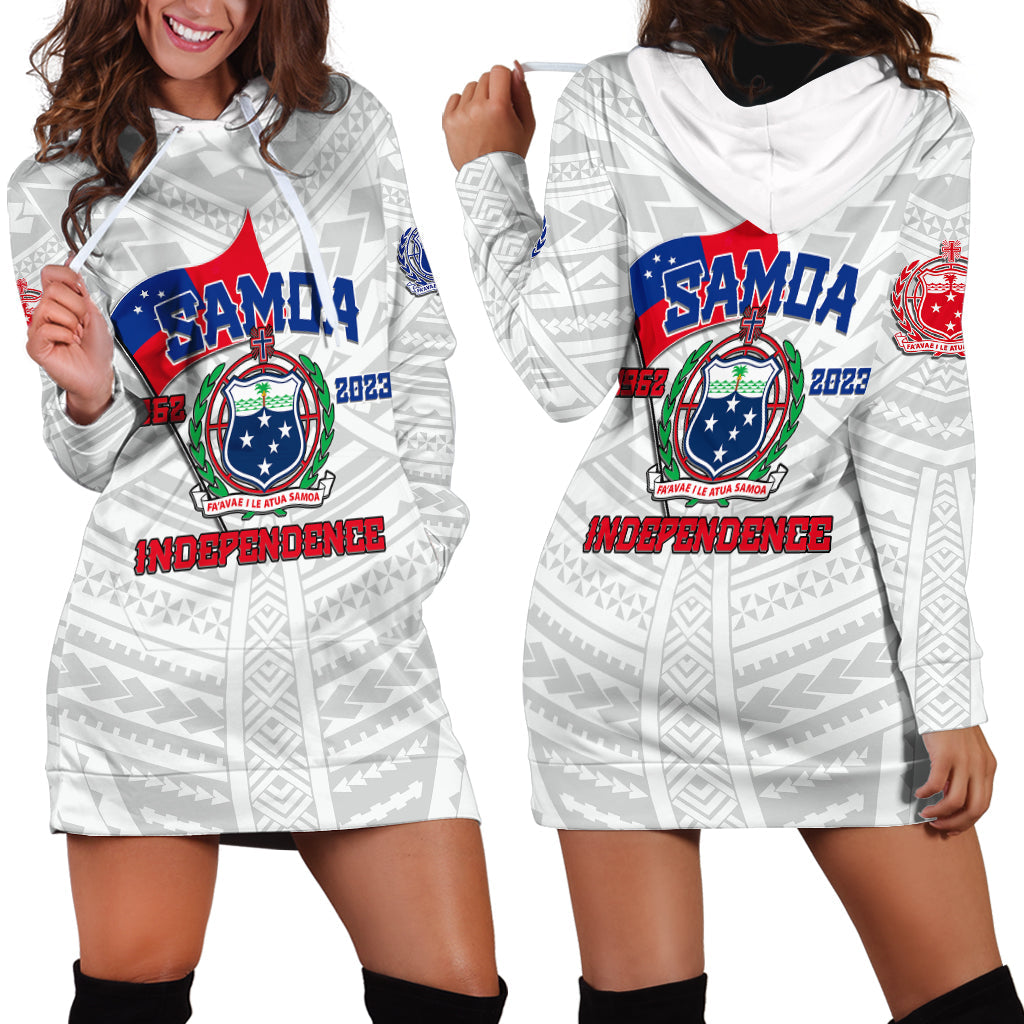 Samoa Independence Hoodie Dress 2023 White Style