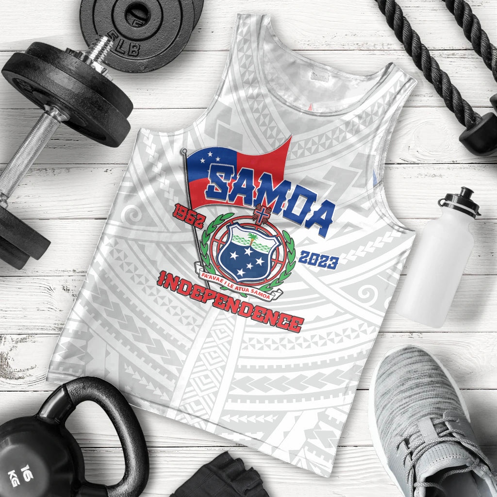 Samoa Independence Men Tank Top 2023 White Style