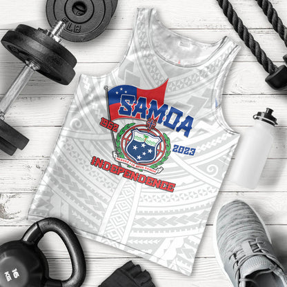 Samoa Independence Men Tank Top 2023 White Style
