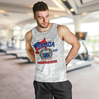 Samoa Independence Men Tank Top 2023 White Style