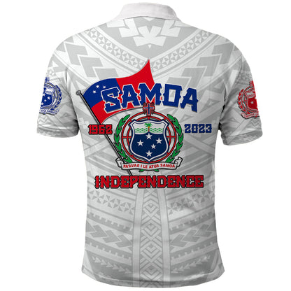 Samoa Independence Polo Shirt 2023 White Style