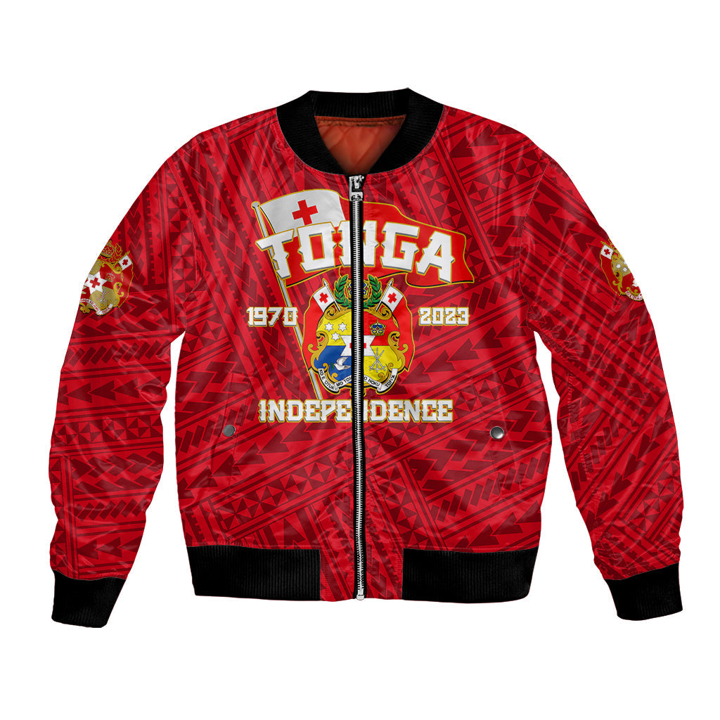 Tonga Independence Bomber Jacket 2023 Red Style