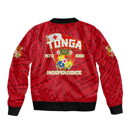Tonga Independence Bomber Jacket 2023 Red Style