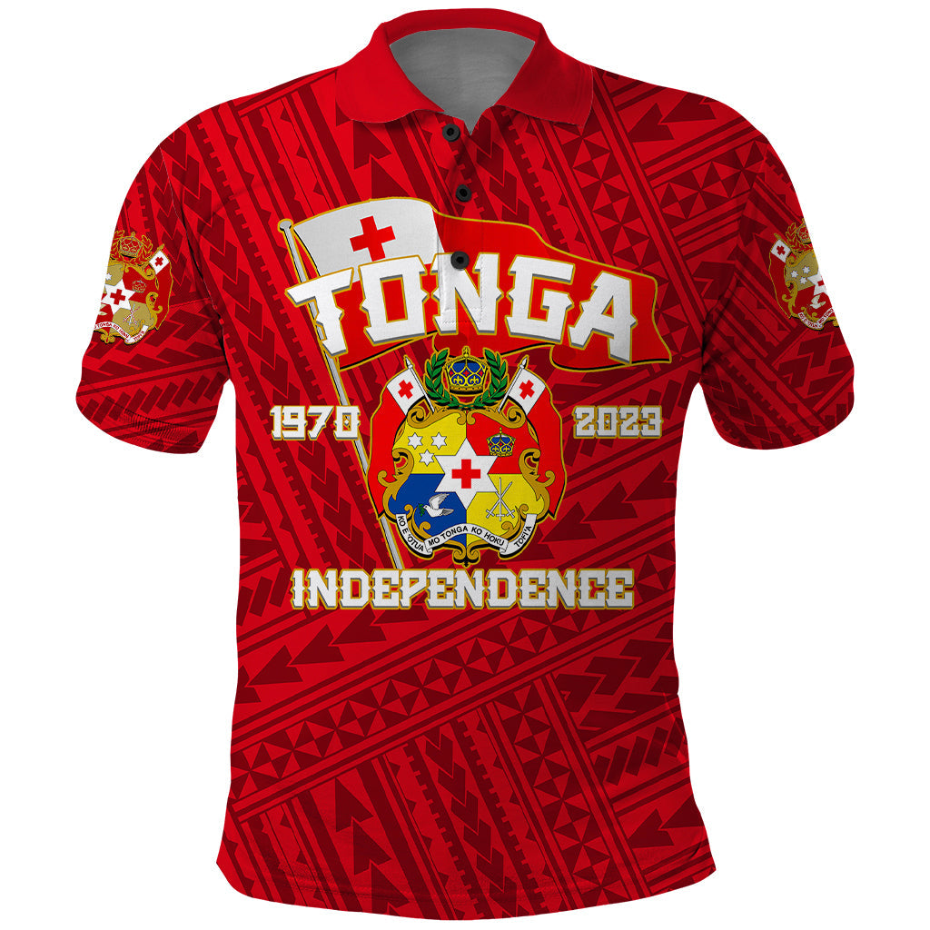 Tonga Independence Polo Shirt 2023 Red Style