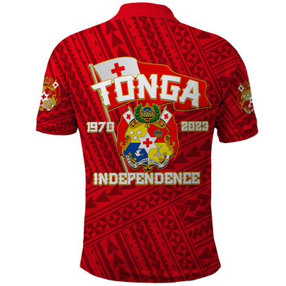 Tonga Independence Polo Shirt 2023 Red Style