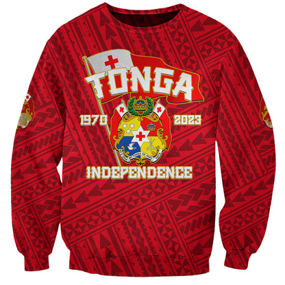 Tonga Independence Sweatshirt 2023 Red Style
