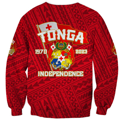 Tonga Independence Sweatshirt 2023 Red Style