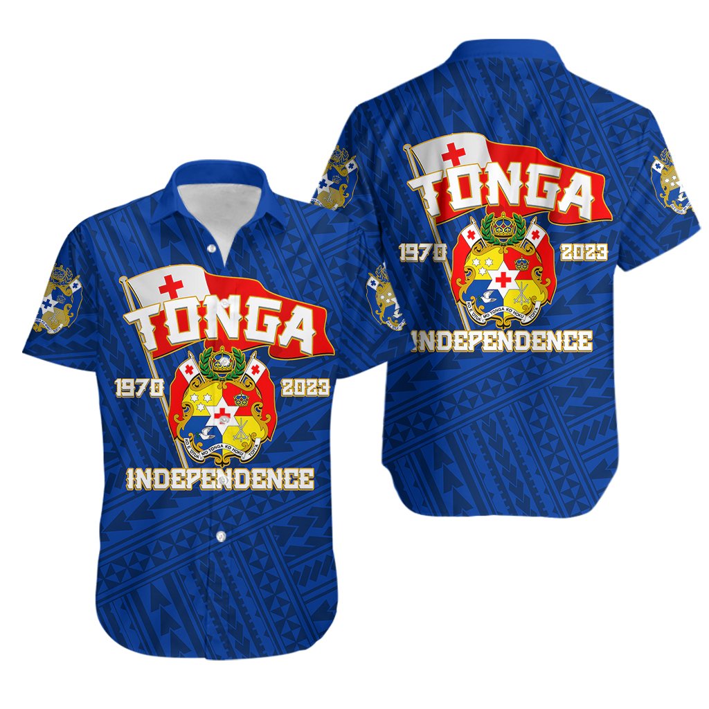 Tonga Independence Hawaiian Shirt 2023 Blue Style