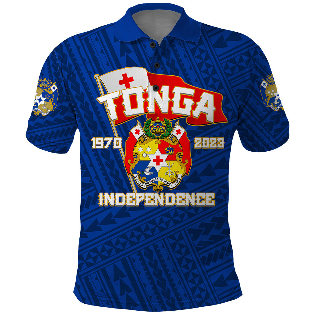 Tonga Independence Polo Shirt 2023 Blue Style