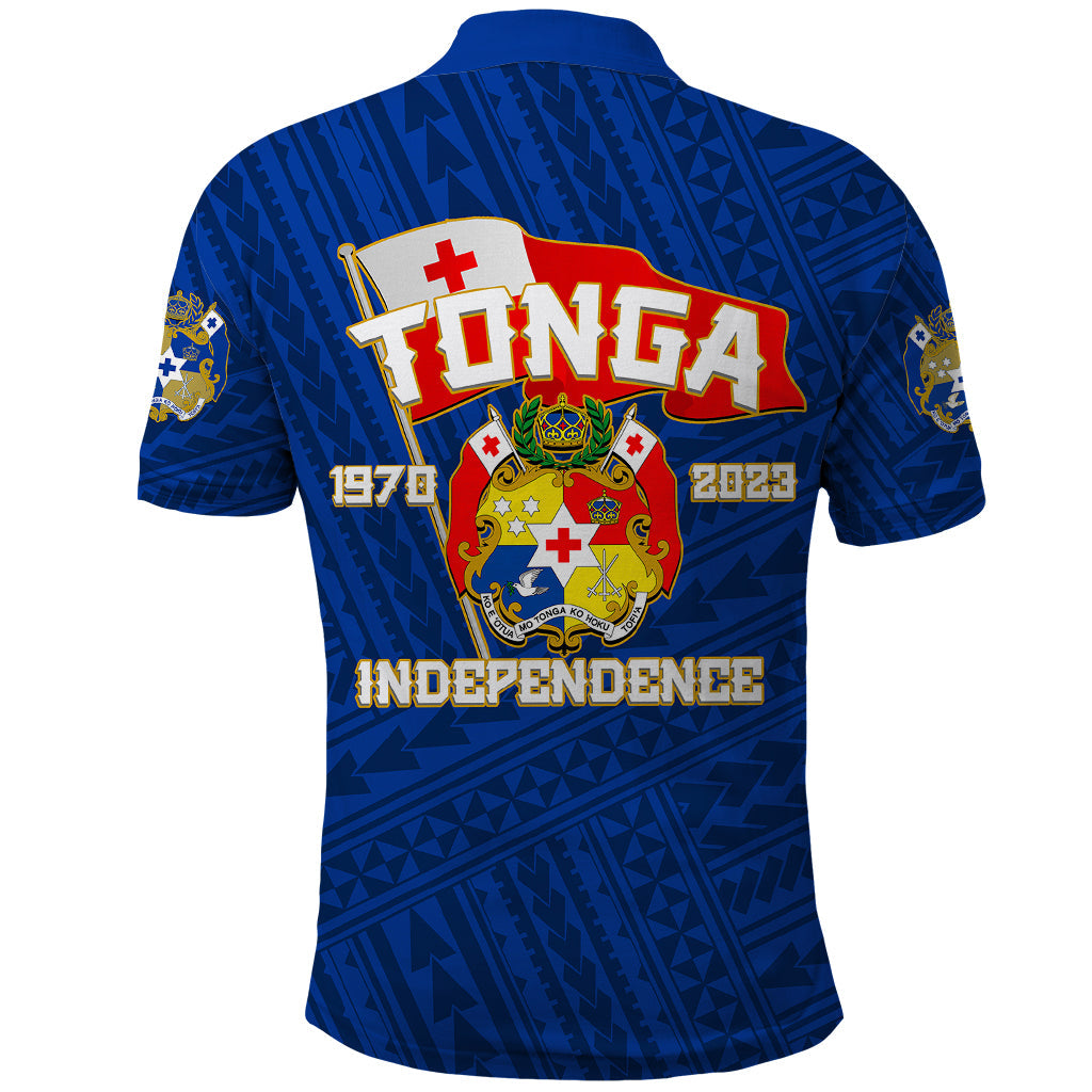 Tonga Independence Polo Shirt 2023 Blue Style
