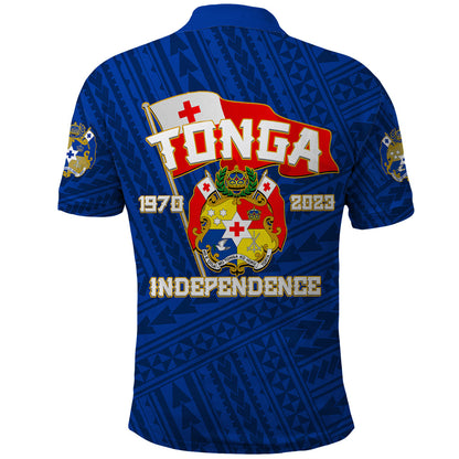 Tonga Independence Polo Shirt 2023 Blue Style