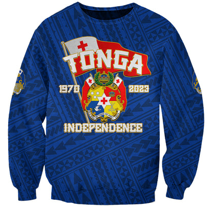 Tonga Independence Sweatshirt 2023 Blue Style