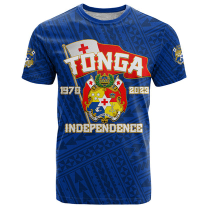Tonga Independence T Shirt 2023 Blue Style