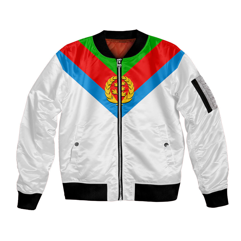 Eritrea Day Sleeve Zip Bomber Jacket Simple