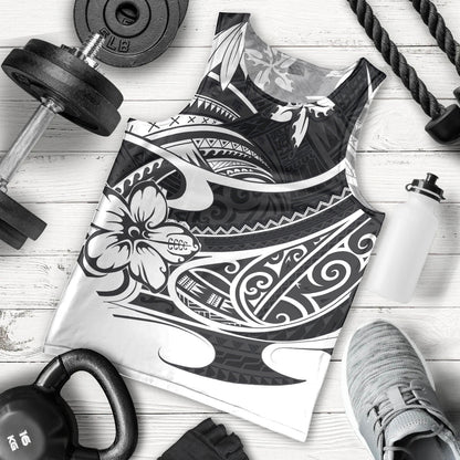 Polynesian Tribal Men Tank Top Black