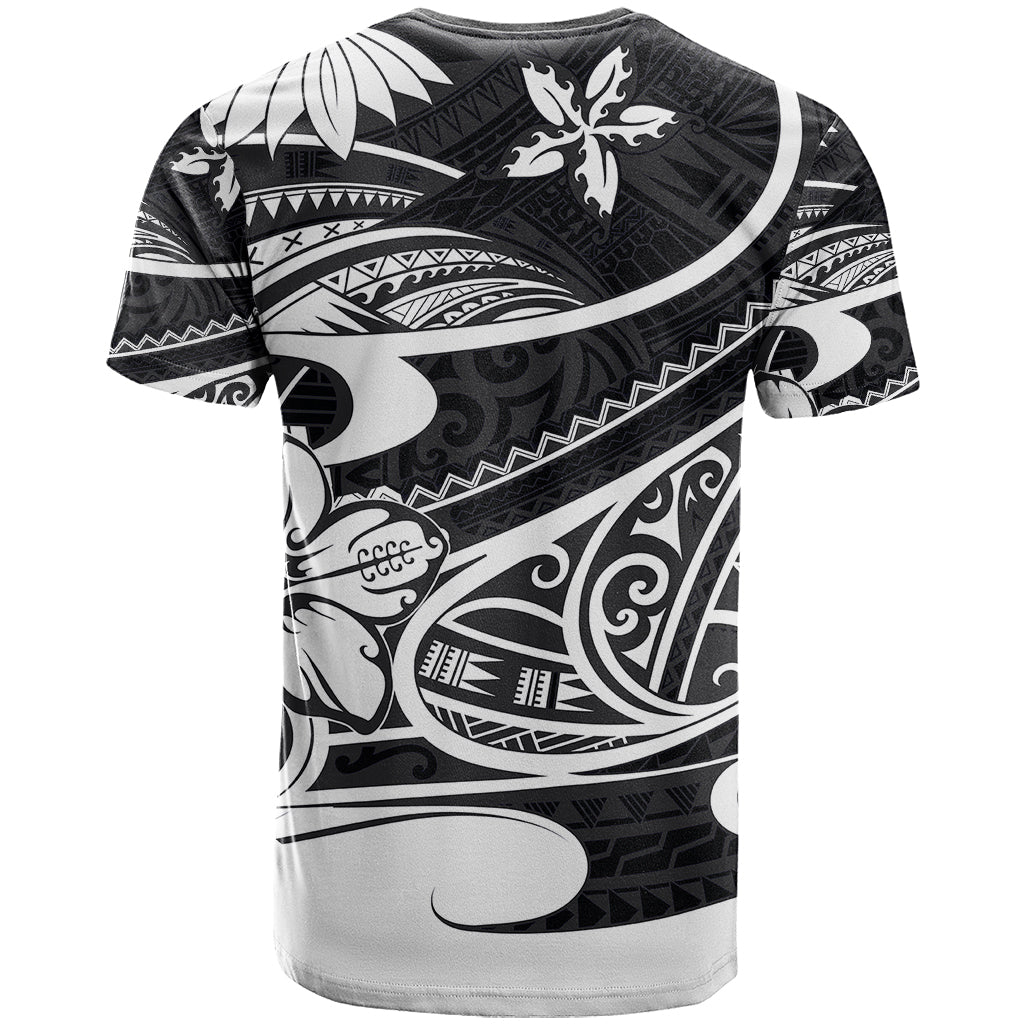 Polynesian Tribal T Shirt Black