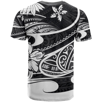Polynesian Tribal T Shirt Black